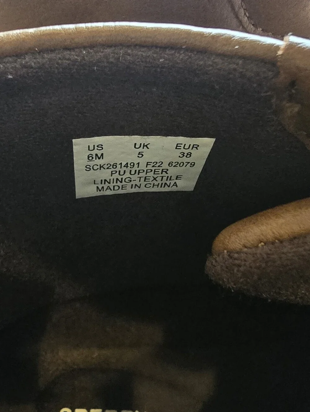 Sperry Brown and Black Waterproof Duck Boots 6M/8W